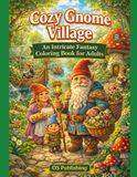 Cozy Gnome Village: An Intricate Fantasy Coloring Book for Adults