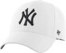 47 Brand Brand '47 - New York Yankees MLB MVP Snapback Baseball Cap - Wit - One Size