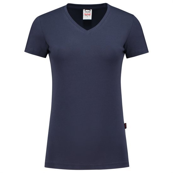 Tricorp t-shirt v-hals dames slim-fit - 101008 - ink - maat M