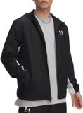 Under Armour UA Rival Wvn Windbreaker Heren Sportjas - Zwart - Wit