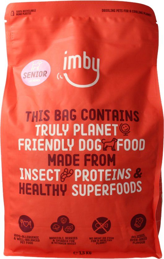 Imby Hondenvoer Senior 1.5kg - Insecten - Hypoallergeen