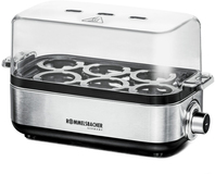 Rommelsbacher ER 600 Eierkoker - 6 Eieren - 400W - RVS/Transparant