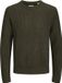 JACK & JONES JJPANNEL KNIT CREW NECK AW26 Heren Trui - Rosin - L