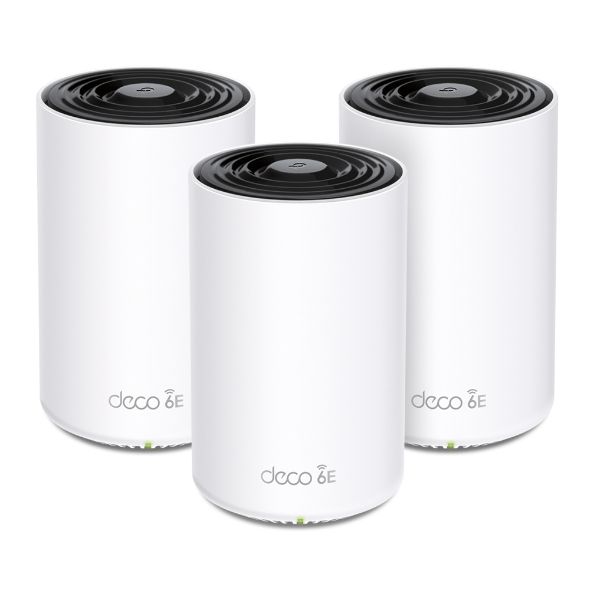 TP-Link Deco XE75 - Mesh WiFi 6E System - Tri-band - 3-Pack