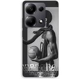 Maniacase Coque Pour Xiaomi Redmi Note 13 Pro 4G Kobe Bryant NBA black mamba mentality