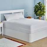 Pikolin Home Funda de colchón Impermeable y Transpirable, Poliéster, Blanco, 180 x 190/200 cm