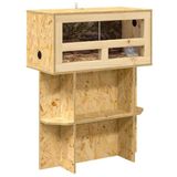 vidaXL Terrarium Bruin 60 x 30 x 80 cm OSB