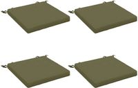 vidaXL - Zitkussens - SOEST - 4 stuks - Olijfgroen