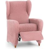ECOMMERC3 1-zits fauteuilhoes, universeel en veelzijdig, roze bescherming, eenvoudig aan te brengen, voor rugleuning, zitting en armleuningen