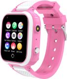 DrPhone KidsTimeX15 – 4G Kinder Smartwatch met GPS Tracker – Videobellen – WhatsApp – IP67 – SOS – 1.44” Touchscreen – Stappenteller – Nederlandse Mobiele App – 1GB+8GB – Roze