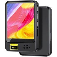 ELVANZA Draagbare Bluetooth-speler, Bluetooth-radio, compatibel met het lezen van e-books, ingebouwde luidspreker, 64 GB, zwart