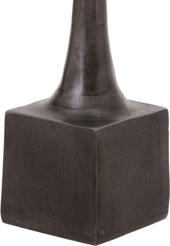Kaarshouder 12 x 12 x 41,5 cm Grijs Aluminium