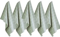 Byrklund Theedoek Do Dishes Jade - Set van 5 - 100% Katoen - 50x70 cm - Hoge Absorptie
