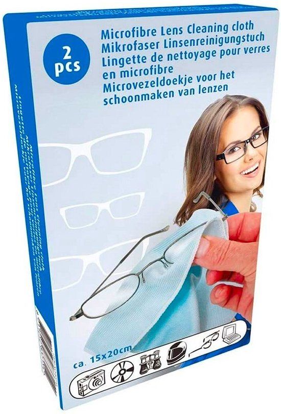 Lifetime touch of Beauty Brillendoekje Micrv.2St. 15X20Cm