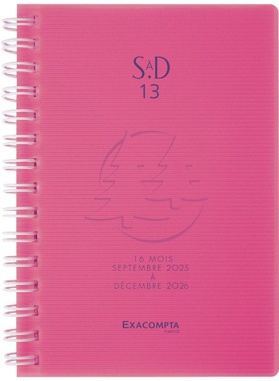 EXACOMPTA Zakagenda SAD 13S, 16 maanden, 2025/2026