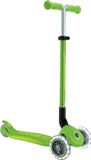 Globber Trottinette 3 roues enfant Plus - Primo Pliable Plus Lights V2 Pomme Vert roues lumineuses