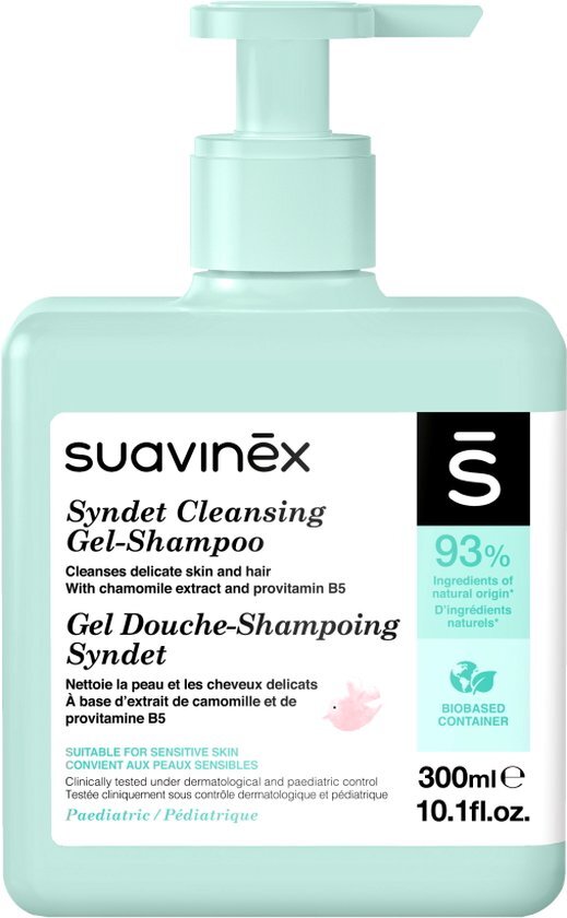 Suavinex Baby 300ml Syndet Zeepvrije Gel &amp; Shampoo SXZCOS078597