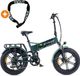 fatbikeskopen.nl ENGWE Engine Pro 2.0 - Elektrische Vouwfiets - 20 inch - 250W motor - Actieradius tot 120 km - 8 versnellingen - Hydraulische schijfremmen - Groen