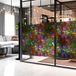Ambiance Sticker Privacy raamfolie - Meerkleurig glas-in-lood - Stickers voor ramen en douchedeuren - 40x100cm