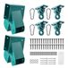 VEVOR Schommelhouderset in A-vorm met 2 A-beugels en 4 robuuste haken, draagkracht 567 kg per stuk, voor speelplaats, tuin en outdoor-uitrusting