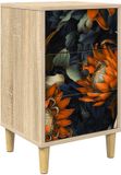 vidaXL Nachtkastje LOCHEM Sonoma Eiken 36 x 33 x 60 cm
