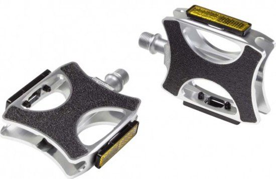 Ergotec EP Urban Platform Pedalen - Zilver/Zwart