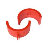 ROTHENBERGER Spanbekkenset voor ROCUT 110 afsteek-/afschuinsysteemgereedschap, 90mm, 2 halve schalen - 55021