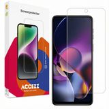 Accezz Verre écran protecteur pour Motorola Moto G54 - Transparent