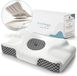 CozySense® Oreiller - Mousse à mémoire réglable - Oreiller de sommeil en mousse à mémoire - Dorsal, latéral et ventral - Système à 3 couches - Oreiller orthopédique en forme de papillon - Housse en bambou