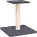 vidaXL Krabpaal met platform 38 cm donkergrijs