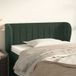 BONNEVIE Tête De Lit Vert Foncé 83x23x78/88 Cm Velours