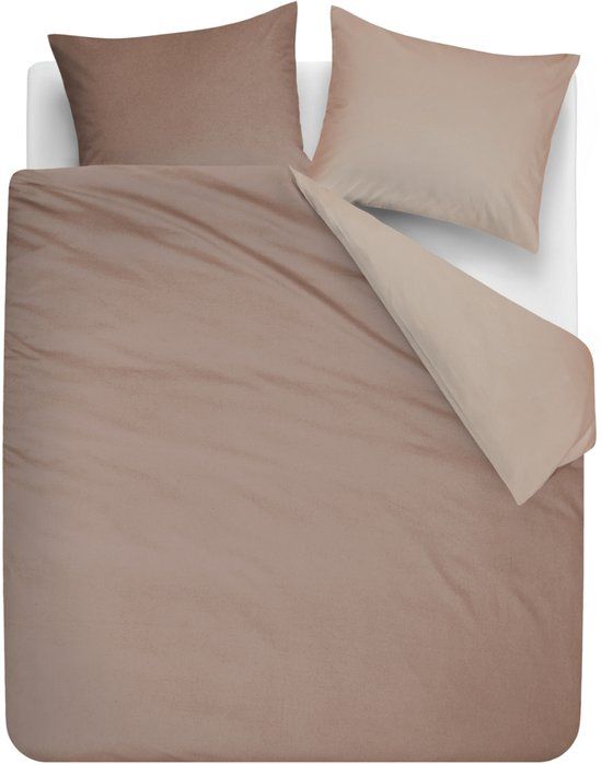 Beddinghouse Warm dekbedovertrek - Lits-Jumeaux - 240 x 200/220 cm - Roze