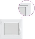 vidaXL Kelderraam RISOR 55 x 50 cm PVC en glas