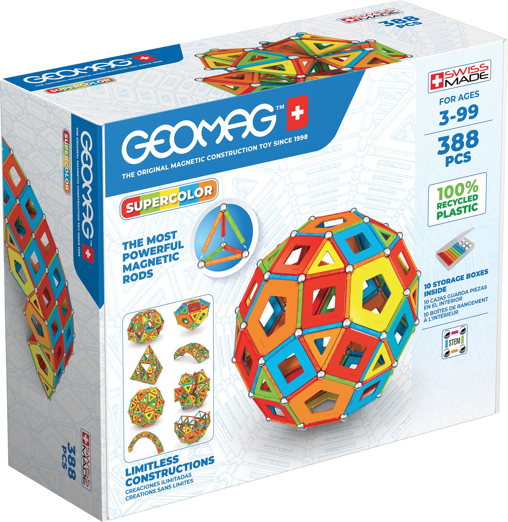 Geomag SuperColor Panels RE Masterbox 388 delig