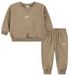 Nike Essential Fleece Crew Set Brun 0-3 Mois Enfants