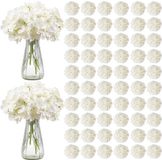 VEVOR 205x Kunsthortensia's van Zijde 25 Cm Kunstbloemen Boeket Wit