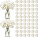 VEVOR 205x Kunsthortensia's van Zijde 25 Cm Kunstbloemen Boeket Wit