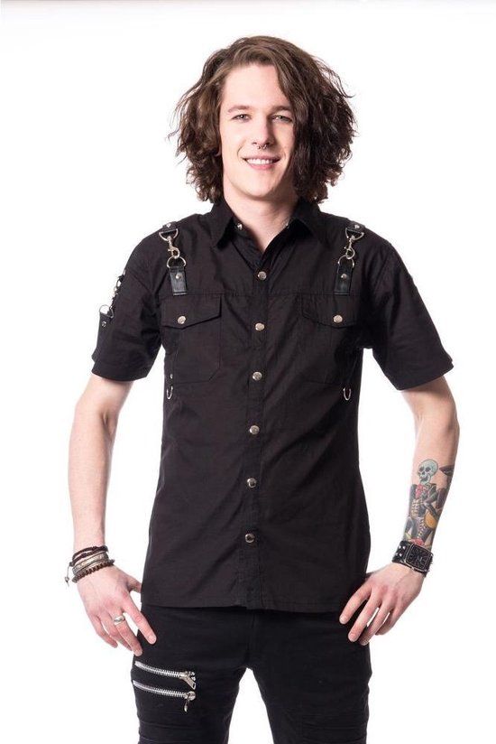 Vixxsin RE Heren Shirt met korte mouwen - Zwart - XXL