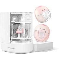 Vulpes Goods® Elvie Pump and Clean Bundle: Dubbele Borstkolf ELITE en Flessenwasser - Productbundel