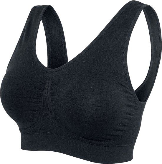 Urban Classics Padded Sports Bra Dames BH - zwart - XL
