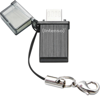 Intenso Mini Mobile Line USB Flash Drive - 32GB - USB 2.0 / Micro-USB - Black