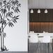 Sticker Mural Bambou 257x628 Cm Noir