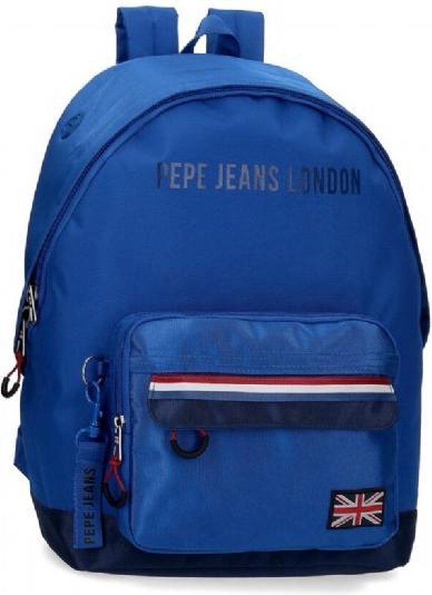 Pepe Jeans school rugzak kobalt blauw - 8435578306896