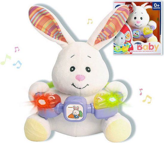 4KidsOnly Reig Muzikale Knuffel Konijn 20cm