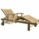 AVH-Collectie Comfort Lounger Ligbed Verstelbaar Teak Bruin/Terre