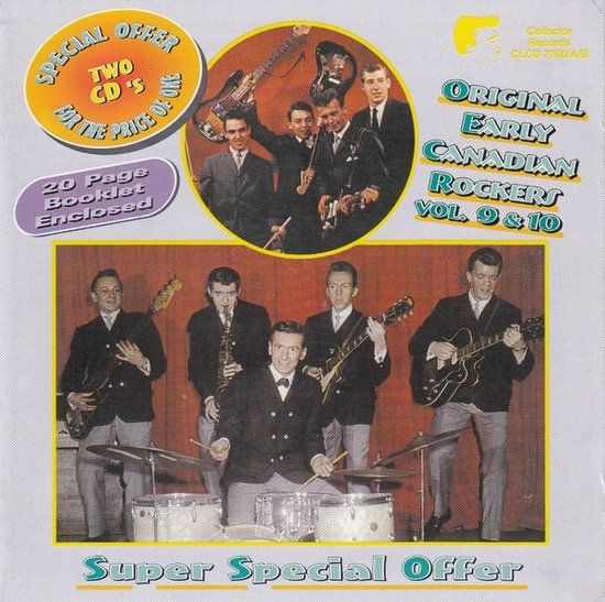 Sonic Rendezvous Various Artists - Early Canadian Rockers - Vol. 9 & 10 (2 CD)