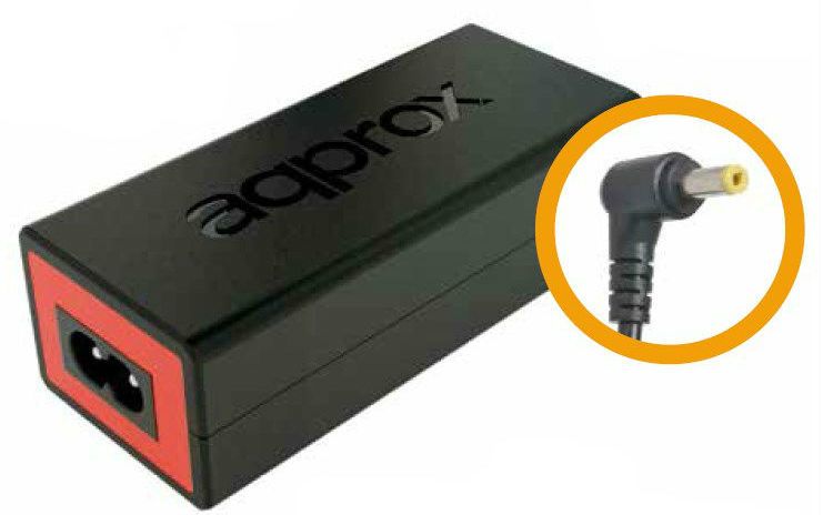 Approx appA09 90W Laptop Power Adapter - Black/Red