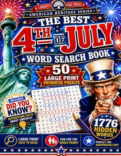 The Best 4th of July Word Search Book