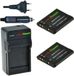 ChiliPower 2 x EN-EL19 accu's voor Nikon - inclusief oplader en autolader