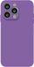 Technest iPhone 13 Pro 6,1-inch hoes, bumper cover, transparant, krasbestendige achterkant (paars)